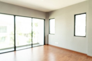boş oda-pencere ve kapı ev için arka plan bulanıklık