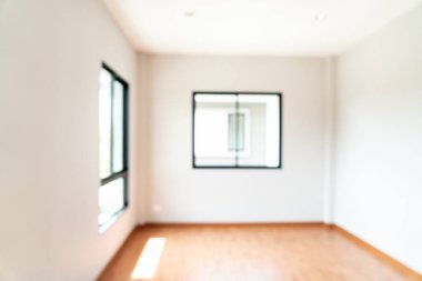 boş oda-pencere ve kapı ev için arka plan bulanıklık
