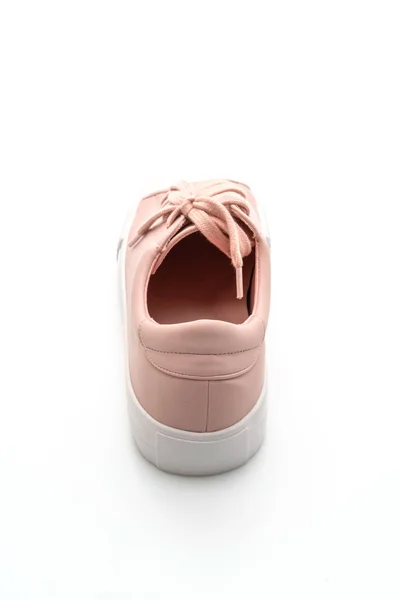 Scarpe Ginnastica Rosa Isolate Sfondo Bianco — Foto Stock