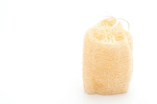 Luffa Scrub Που Απομονώνονται Λευκό Φόντο — Φωτογραφία Αρχείου