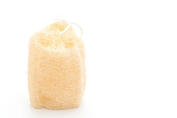 Luffa Scrub Που Απομονώνονται Λευκό Φόντο — Φωτογραφία Αρχείου