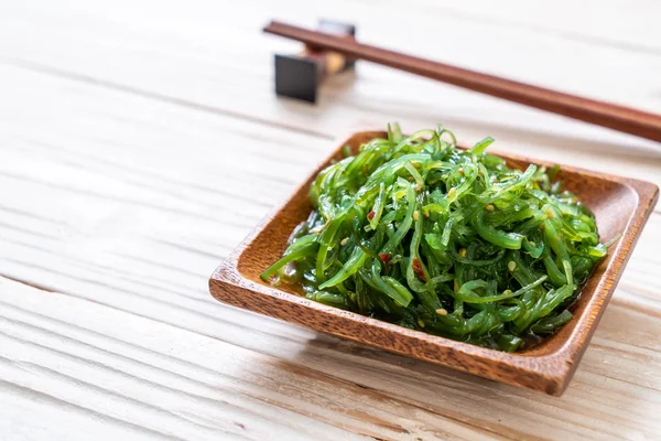 Salada Algas Estilo Comida Japonesa — Fotografia de Stock