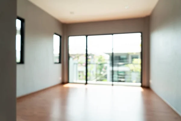 abstract blur empty room with window and door in home for background