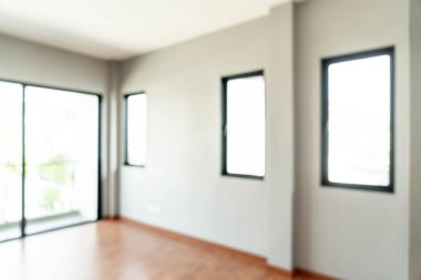 boş oda-pencere ve kapı ev için arka plan bulanıklık