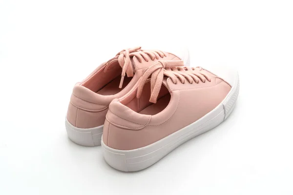 Pink Sneakers Shoes Isolated White Background — Stock Photo, Image