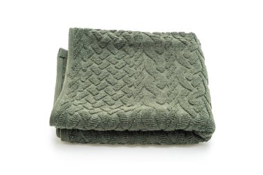 Beyaz arkaplanda izole edilmiş havlu