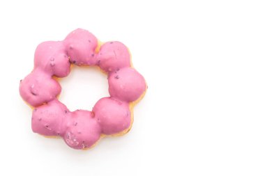 Çörek beyaz arkaplanda izole edildi