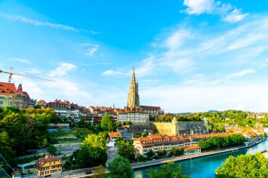 İsviçre 'nin başkenti Bern' de Güzel Mimarlık
