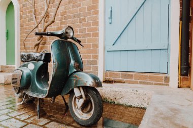 Eski ve vintage motosiklet - vintage etkisi filtre