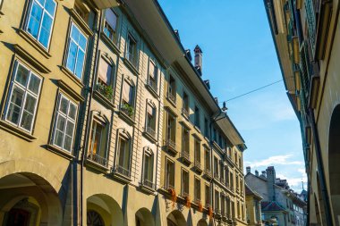 İsviçre 'nin başkenti Bern' de Güzel Mimarlık