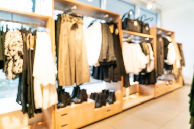 bulanıklık alışveriş ve perakende mağaza arka planı için