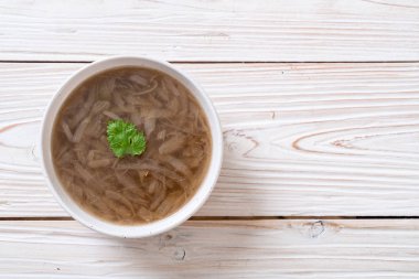 soğan çorba kasesi - sağlıklı gıda tarzı