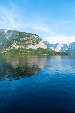 Avusturya Alpleri'nde güzel Hallstatter göl