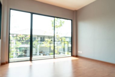 boş oda-pencere ve kapı ev için arka plan bulanıklık