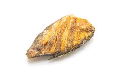 Çıtır Gouramy balık beyaz arka plan üzerinde izole