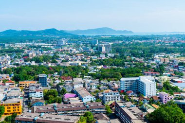 Hill Phuket, Tayland, Phuket şehir manzarası çaldı