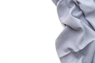 Beyaz arka plan üzerinde izole mutfak bezi (peçete)