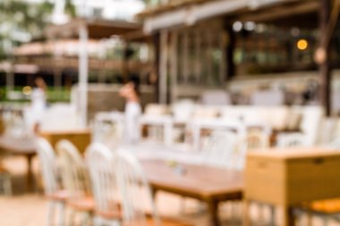 açık kafe restoran için arka plan bulanıklık