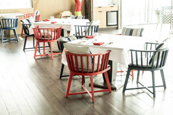 Empty Table Chair Restaurant — Stock Photo, Image