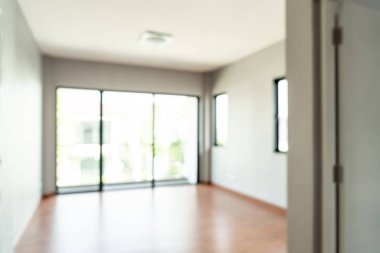 boş oda-pencere ve kapı ev için arka plan bulanıklık