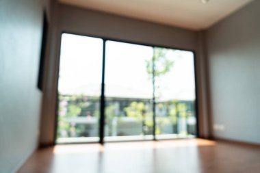 boş oda-pencere ve kapı ev için arka plan bulanıklık