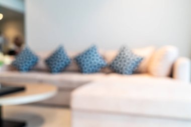 soyut bulanıklık ve odaklanmış oturma odası arka plan için iç mekan