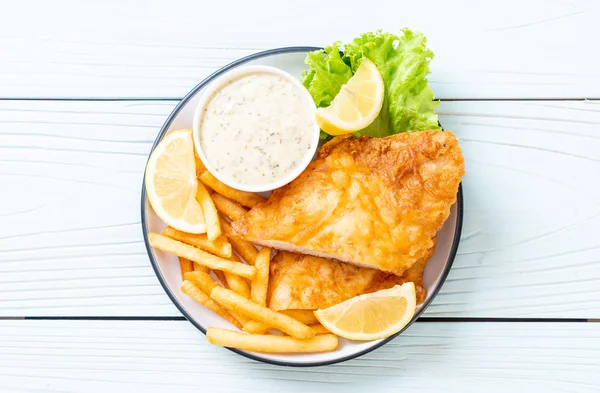 Balık ve cips - sağlıksız gıda