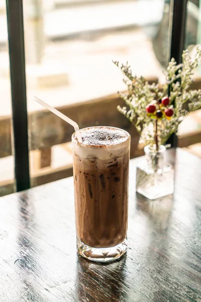 Gelas Coklat Restoran Kafe — Stok Foto