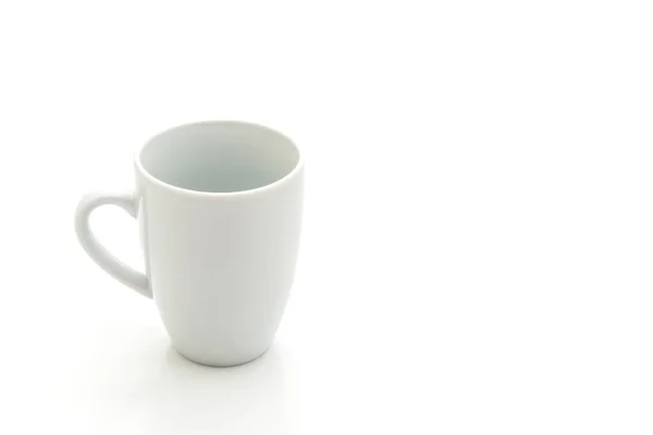 White Mug Isolated White Background — Stock Photo, Image