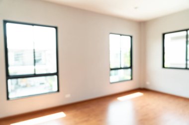 boş oda-pencere ve kapı ev için arka plan bulanıklık