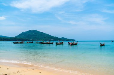 Güzel tropikal plaj ve deniz paradise Island - tatil tatil kavramı