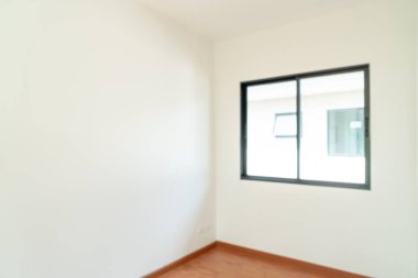 boş oda-pencere ve kapı ev için arka plan bulanıklık