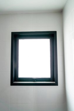 boş cam pencere ve kapı ev güneş ışığı ile