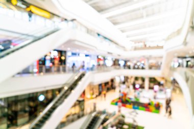 soyut bulanıklık ve odaklanmış lüks alışveriş merkezi ve arka plan için perakende mağazası