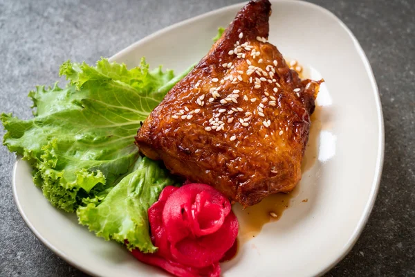 teriyaki sosu ve susam ızgara tavuk biftek