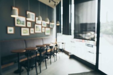 Soyut bulanıklık ve kafe Cafe restaurant için arka plan defocused