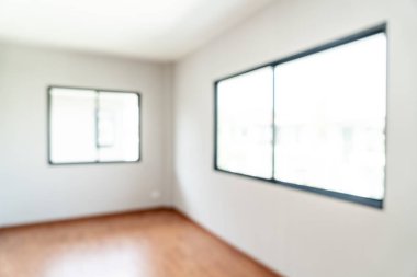 boş oda-pencere ve kapı ev için arka plan bulanıklık