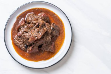 herb - Phuket Tayland geleneksel gıda tarzı ile domuz eti güveç