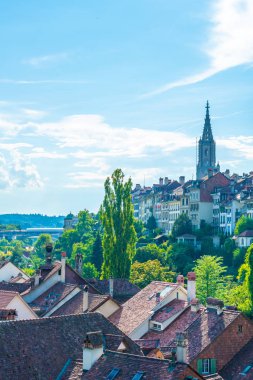 İsviçre 'nin başkenti Bern' de Güzel Mimarlık