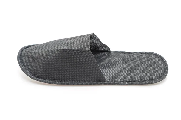 Черный Обувь Туфли Изолированы Белом Фоне — стоковое фото