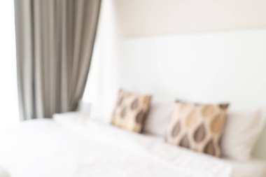 soyut bulanıklık ve odaklanmış yatak odası arka plan için iç mekan