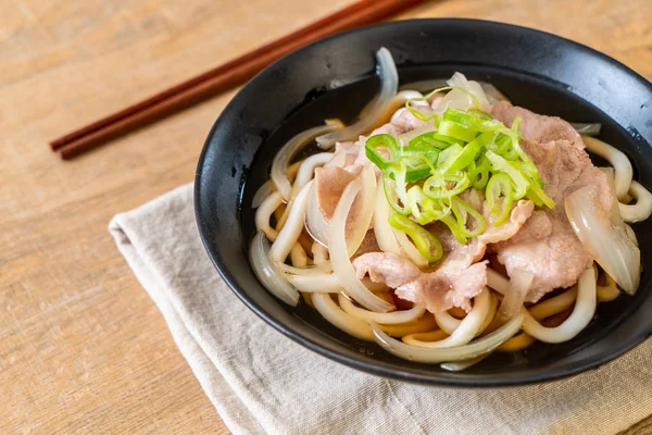 Shoyu Udon Ramen Macarrão Com Carne Porco Shoyu Ramen Estilo — Fotografia de Stock