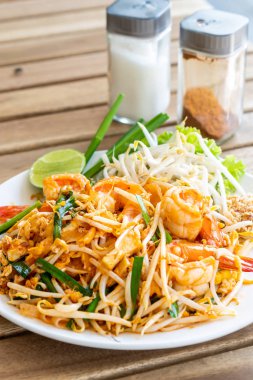 Tay gıda Tay (tavada kızartılmış Pirinç Noodle karides ile) - pad