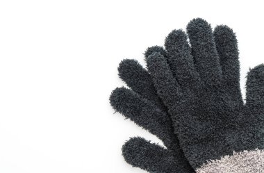 Eldivenler beyaz arkaplanda izole