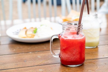 karpuz smoothies kavanoza Cafe Restoran