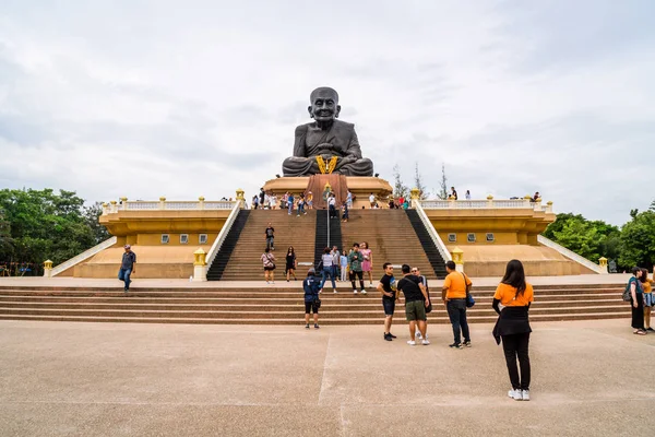 Hua Hin Tailandia Diciembre 2018 Estatua Luang Toad Buddha Templo — Foto de Stock