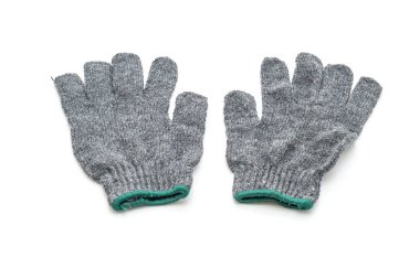 Eldivenler beyaz arkaplanda izole