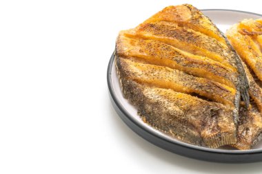 Çıtır Gouramy balık beyaz arka plan üzerinde izole