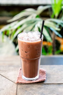 buzlu kahve dükkanı Cafe Restoran çikolatalı milkshake cam