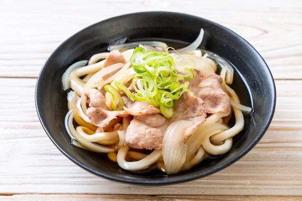 Shoyu Udon Ramen Macarrão Com Carne Porco Shoyu Ramen Estilo — Fotografia de Stock